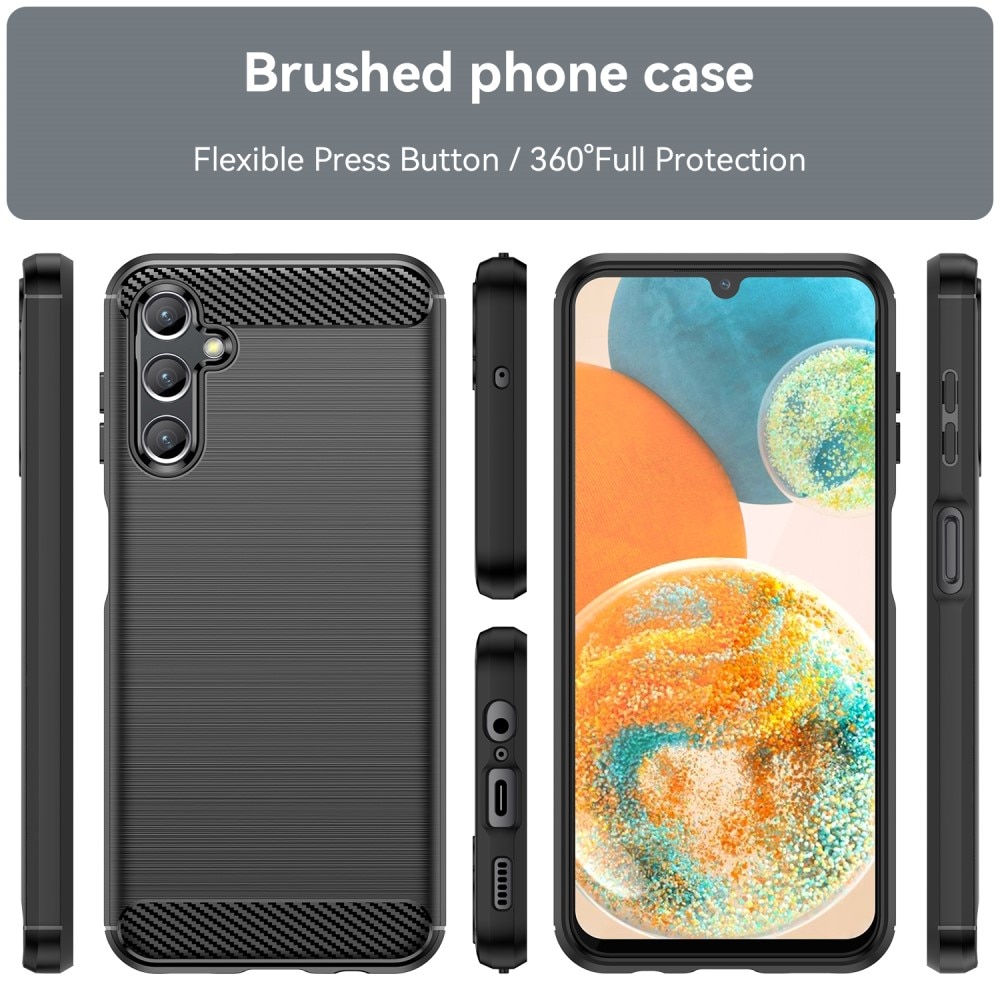 Samsung Galaxy A14 Brushed TPU Case Black