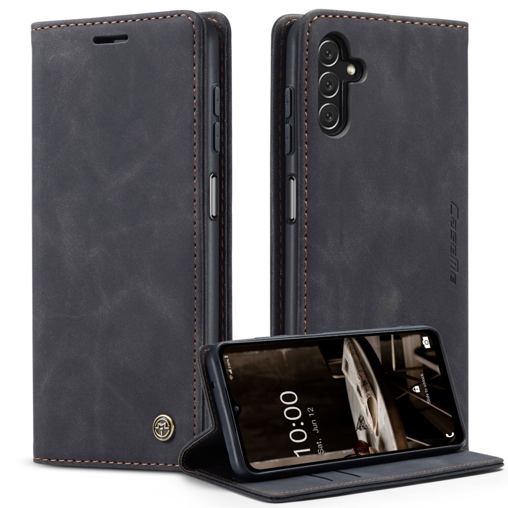 Samsung Galaxy A14 Slim Wallet Case Black