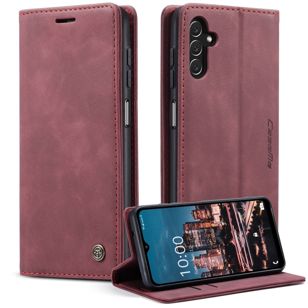 Samsung Galaxy A14 Slim Wallet Case Red