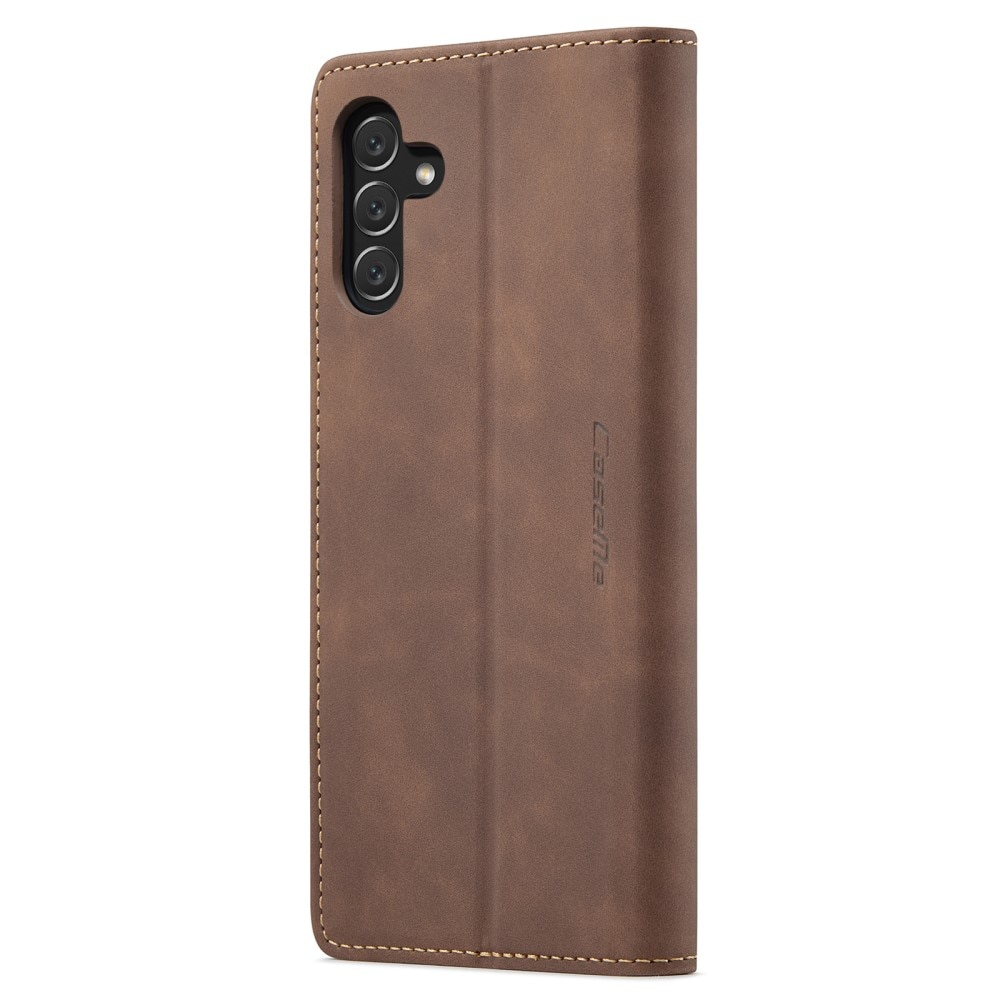 Samsung Galaxy A14 Slim Wallet Case Brown