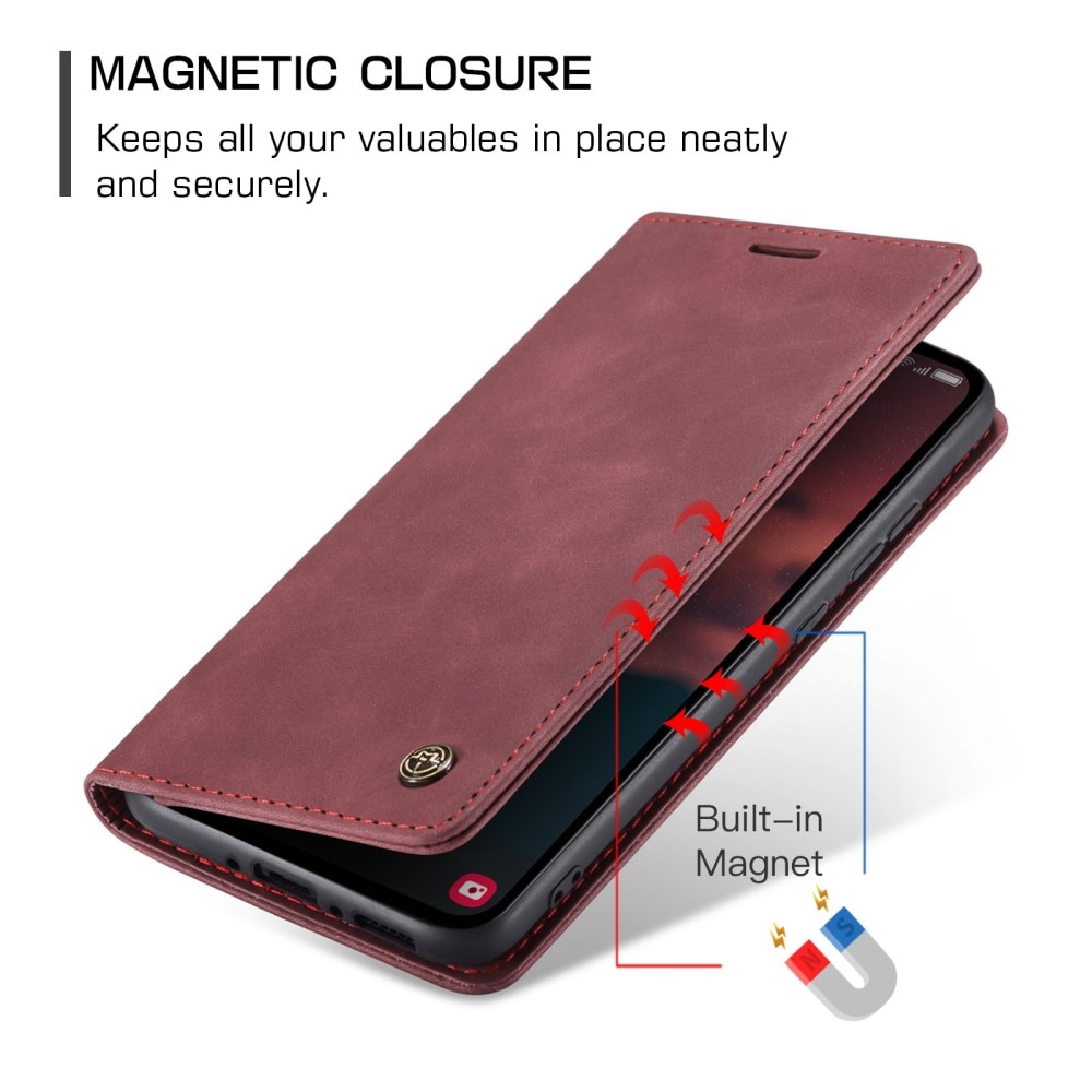 Samsung Galaxy A54 Slim Wallet Case Red