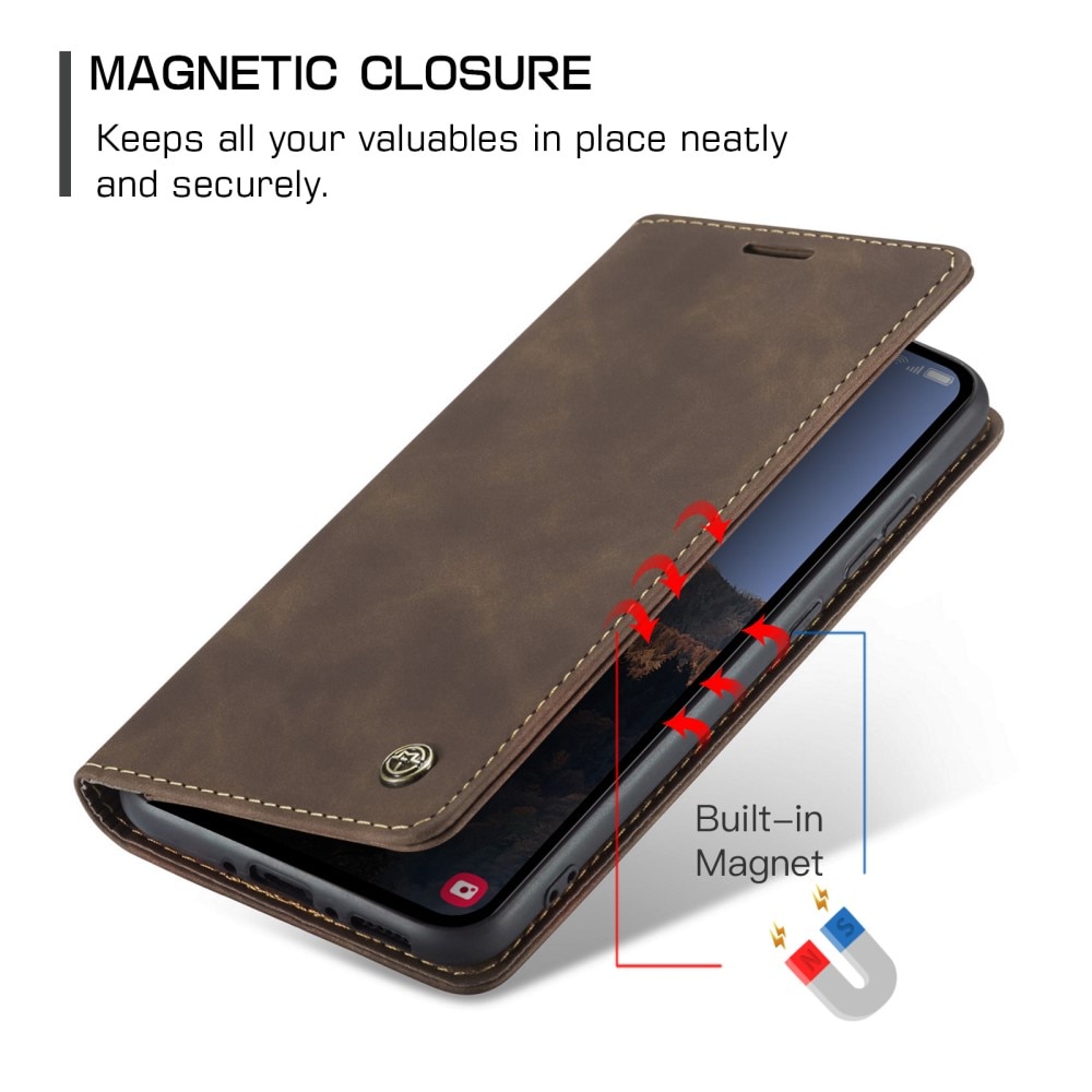 Samsung Galaxy A54 Slim Wallet Case Brown