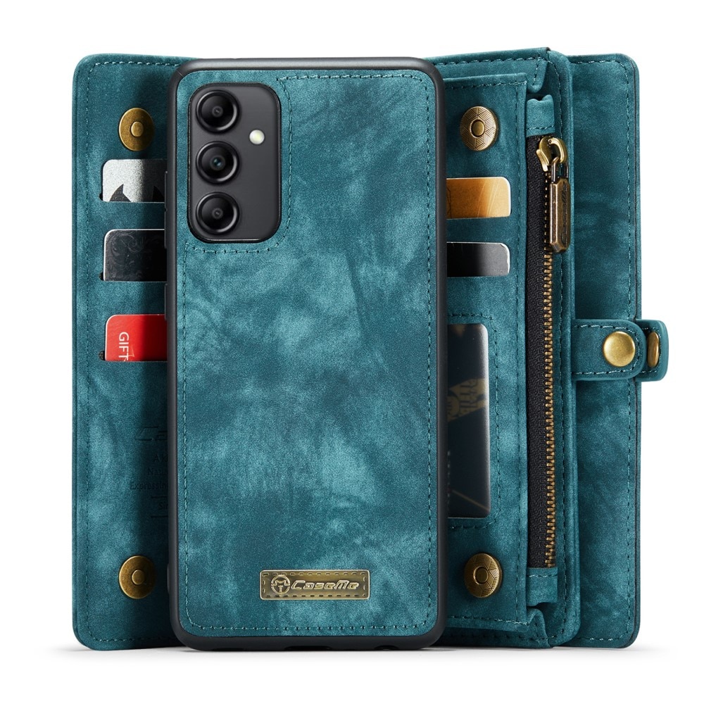 Samsung Galaxy A14 Multi-slot Wallet Case Blue