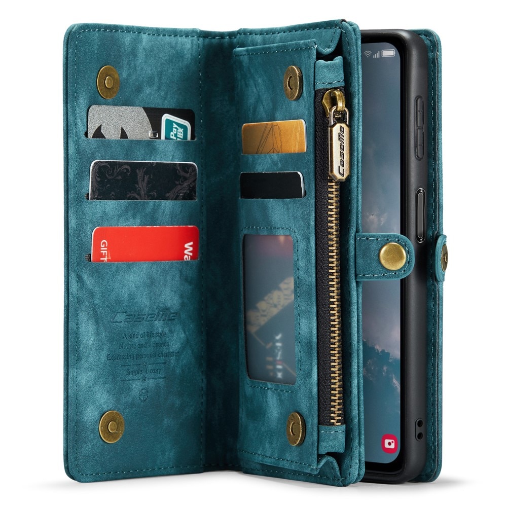 Samsung Galaxy A14 Multi-slot Wallet Case Blue