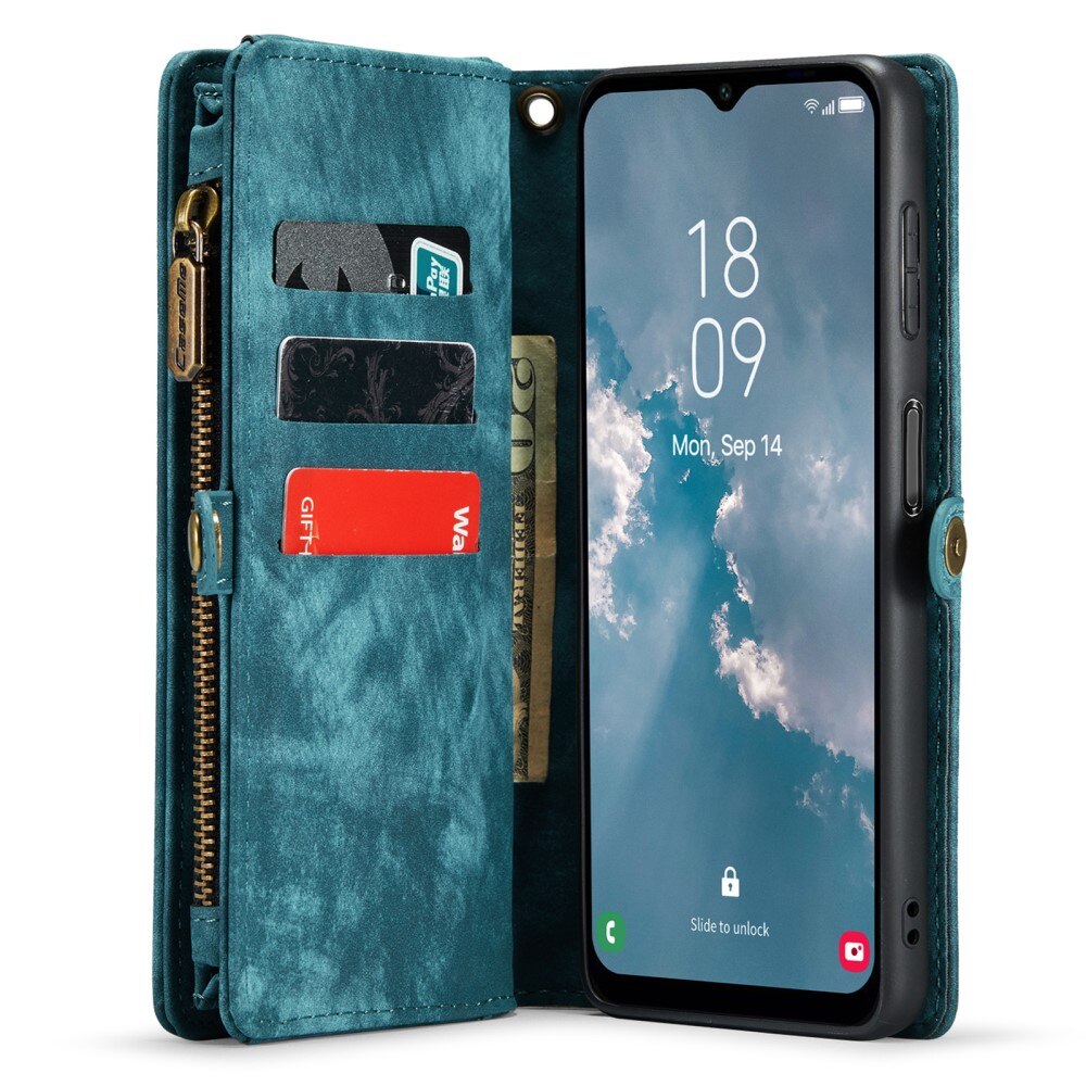 Samsung Galaxy A14 Multi-slot Wallet Case Blue