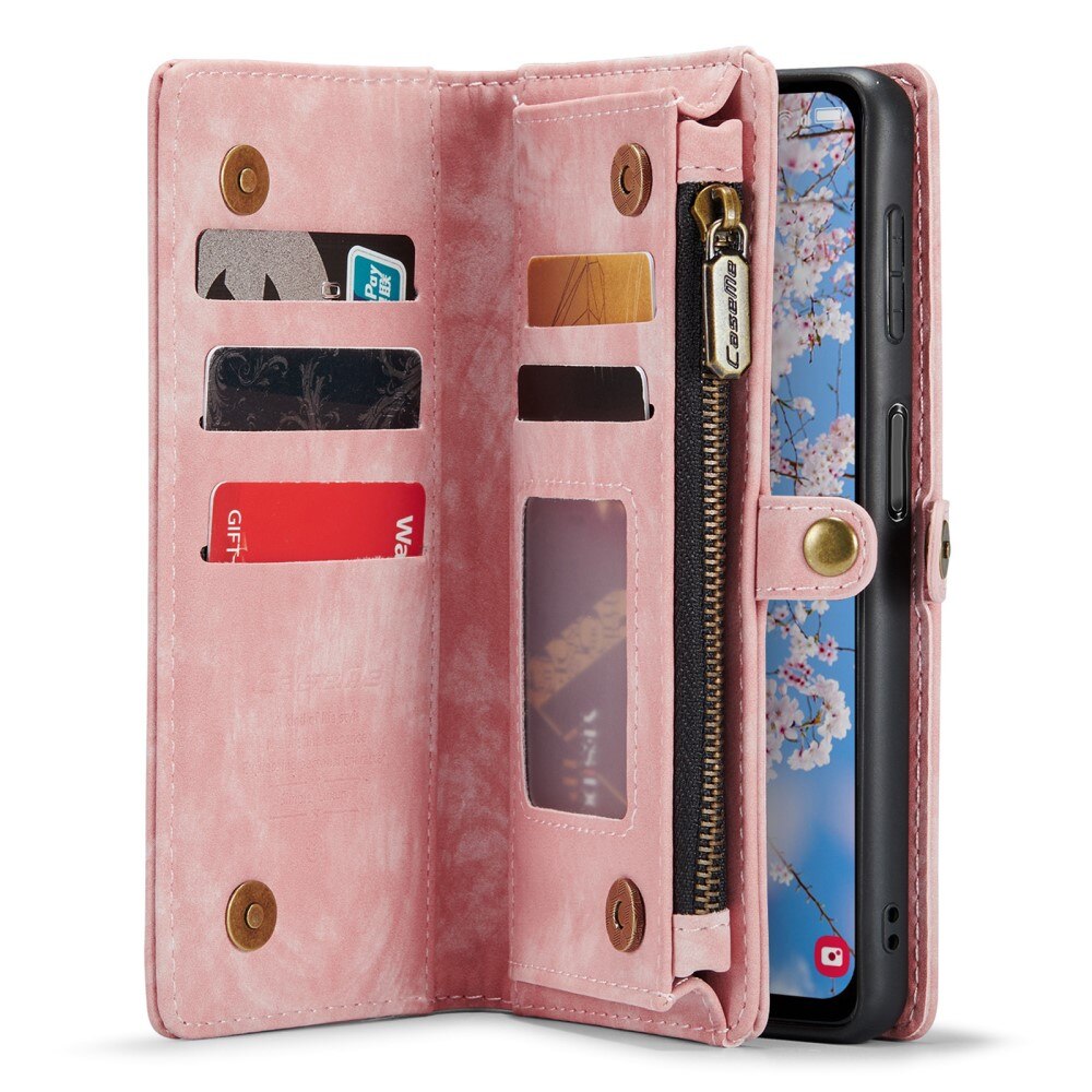 Samsung Galaxy A14 Multi-slot Wallet Case Pink