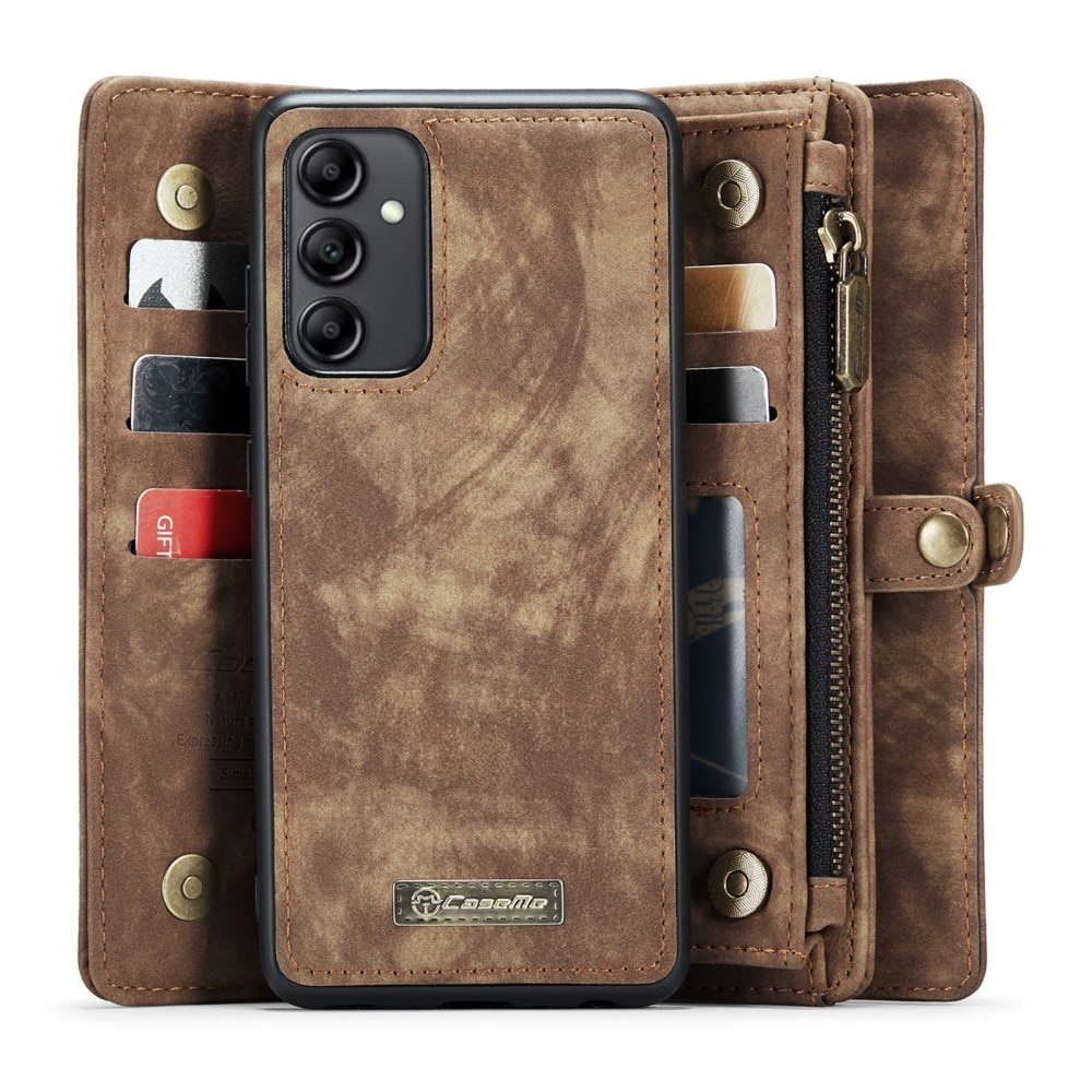 Samsung Galaxy A14 Multi-slot Wallet Case Brown