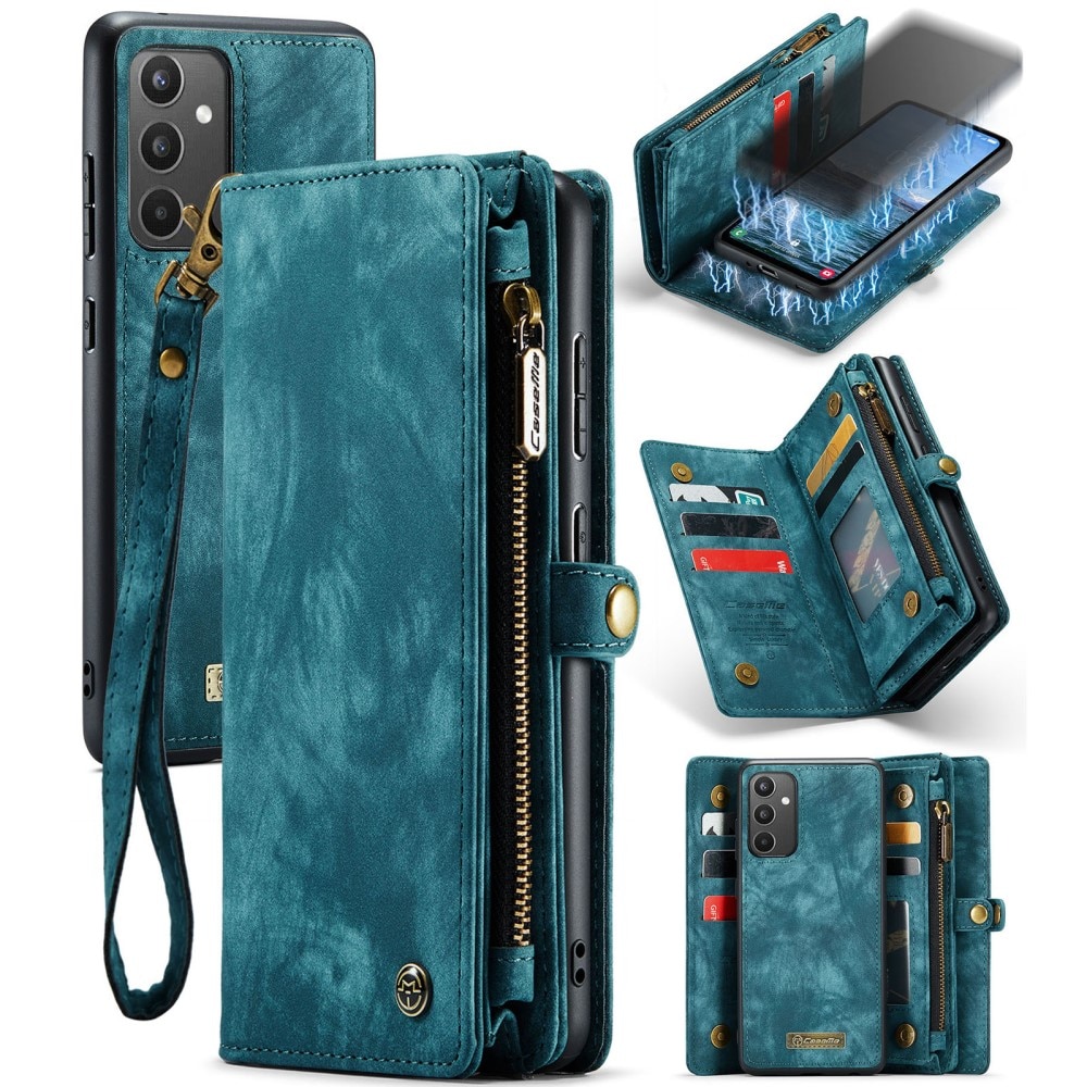 Samsung Galaxy A34 Multi-slot Wallet Case Blue