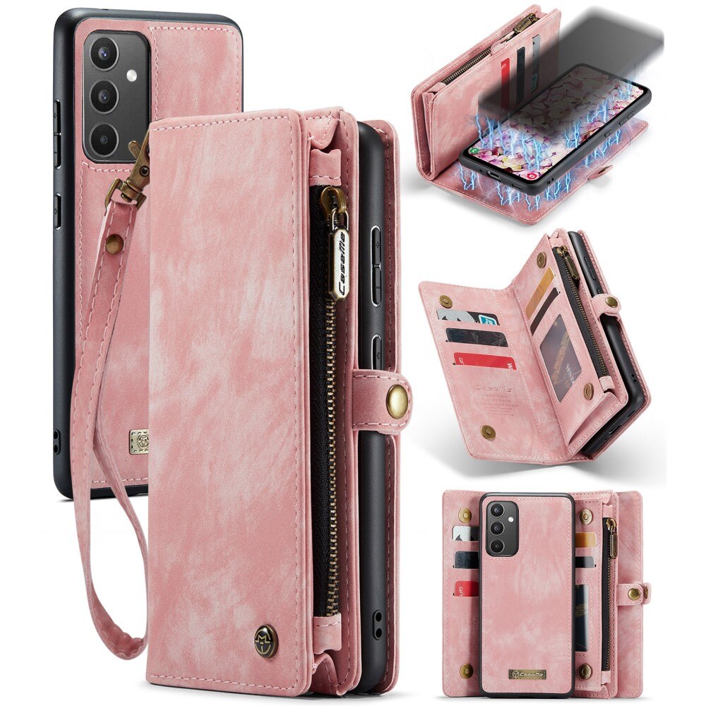 Samsung Galaxy A35 Multi-slot Wallet Case Pink