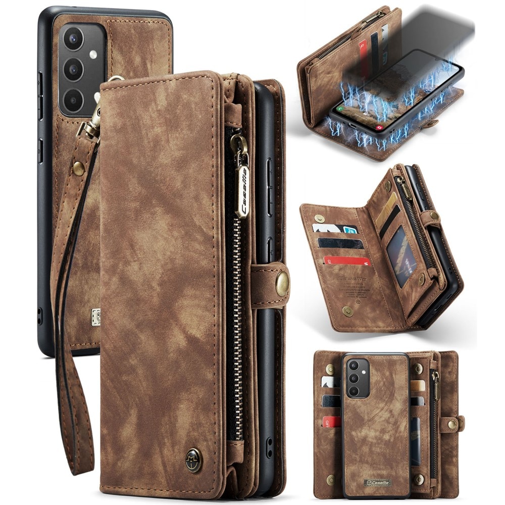 Samsung Galaxy A05s Multi-slot Wallet Case Brown