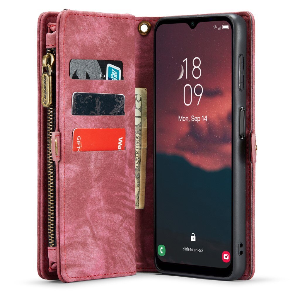 Samsung Galaxy A34 Multi-slot Wallet Case Red