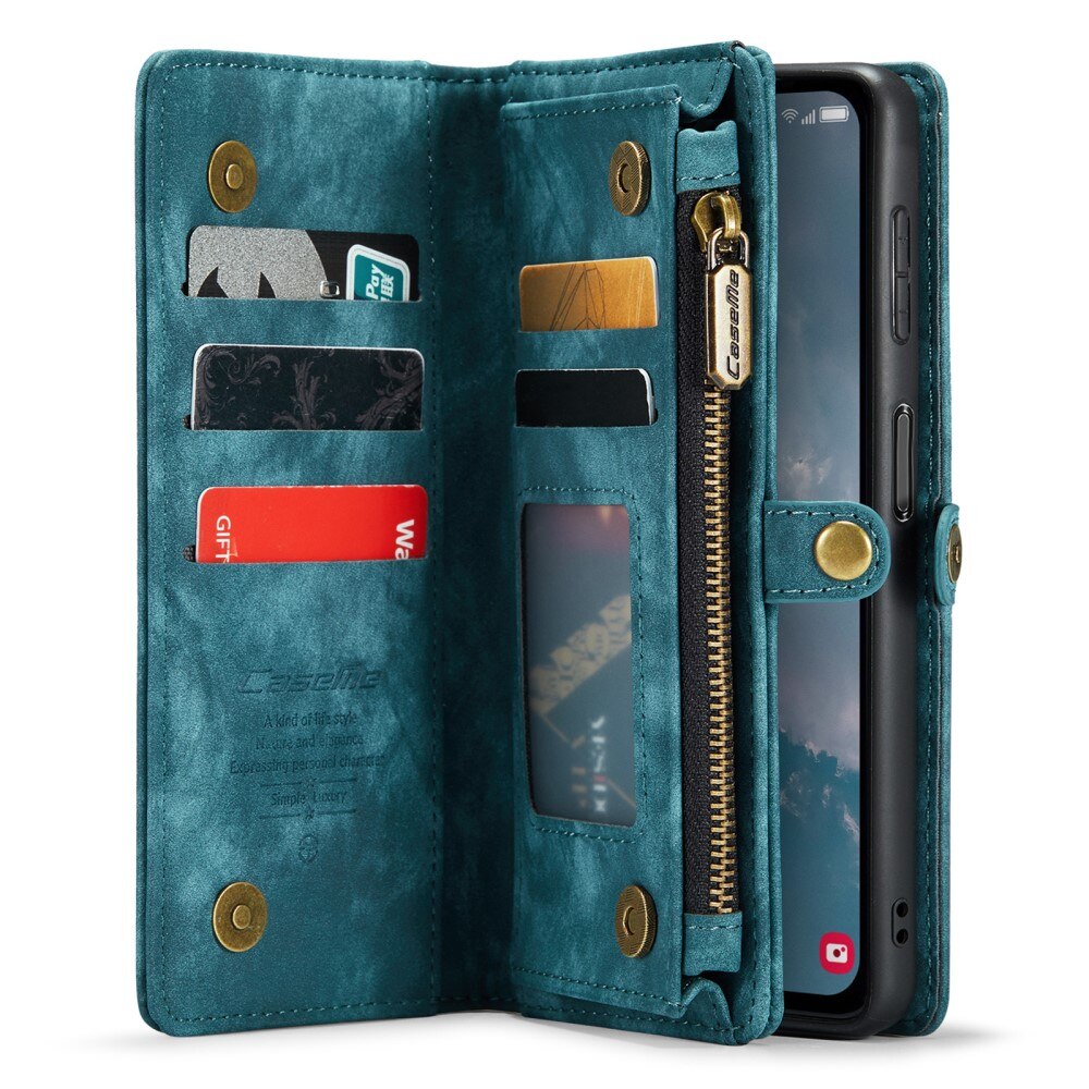 Samsung Galaxy A54 Multi-slot Wallet Case Blue