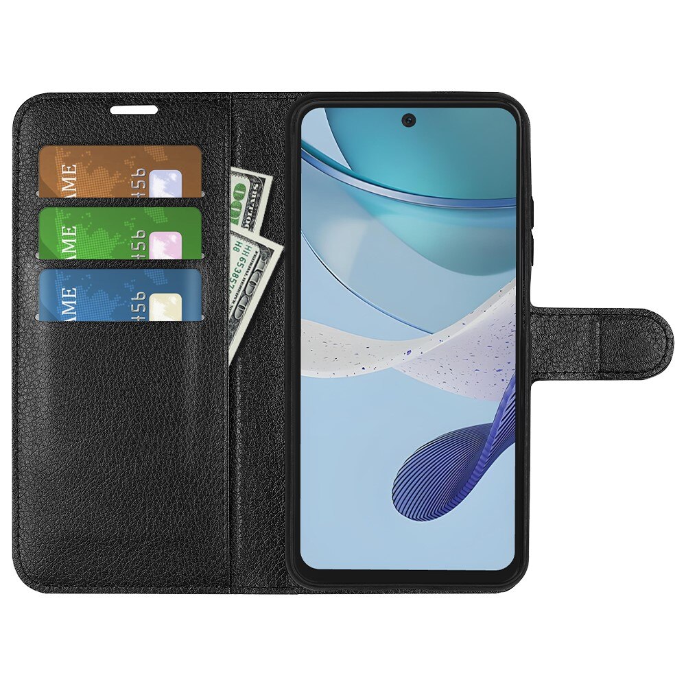 Motorola Moto G53 Wallet Book Cover Black