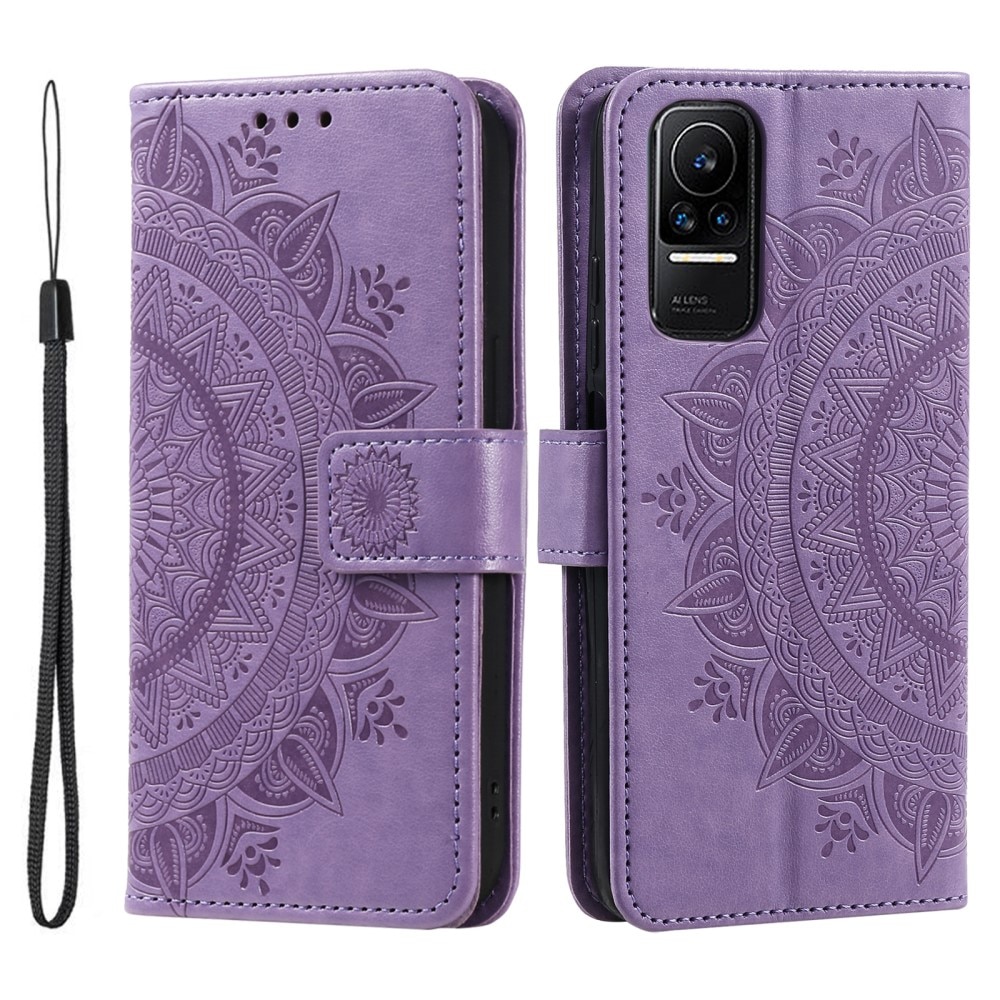 Xiaomi 13 Lite Leather Cover Mandala Purple