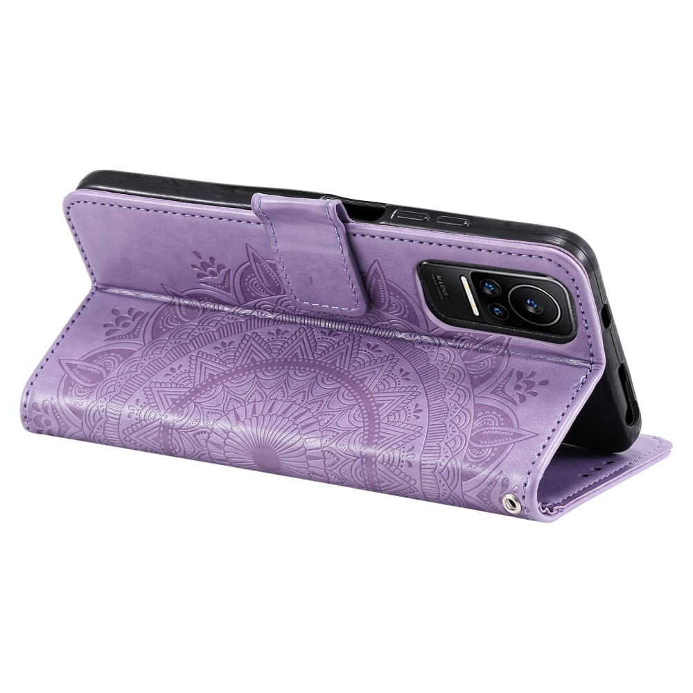 Xiaomi 13 Lite Leather Cover Mandala Purple