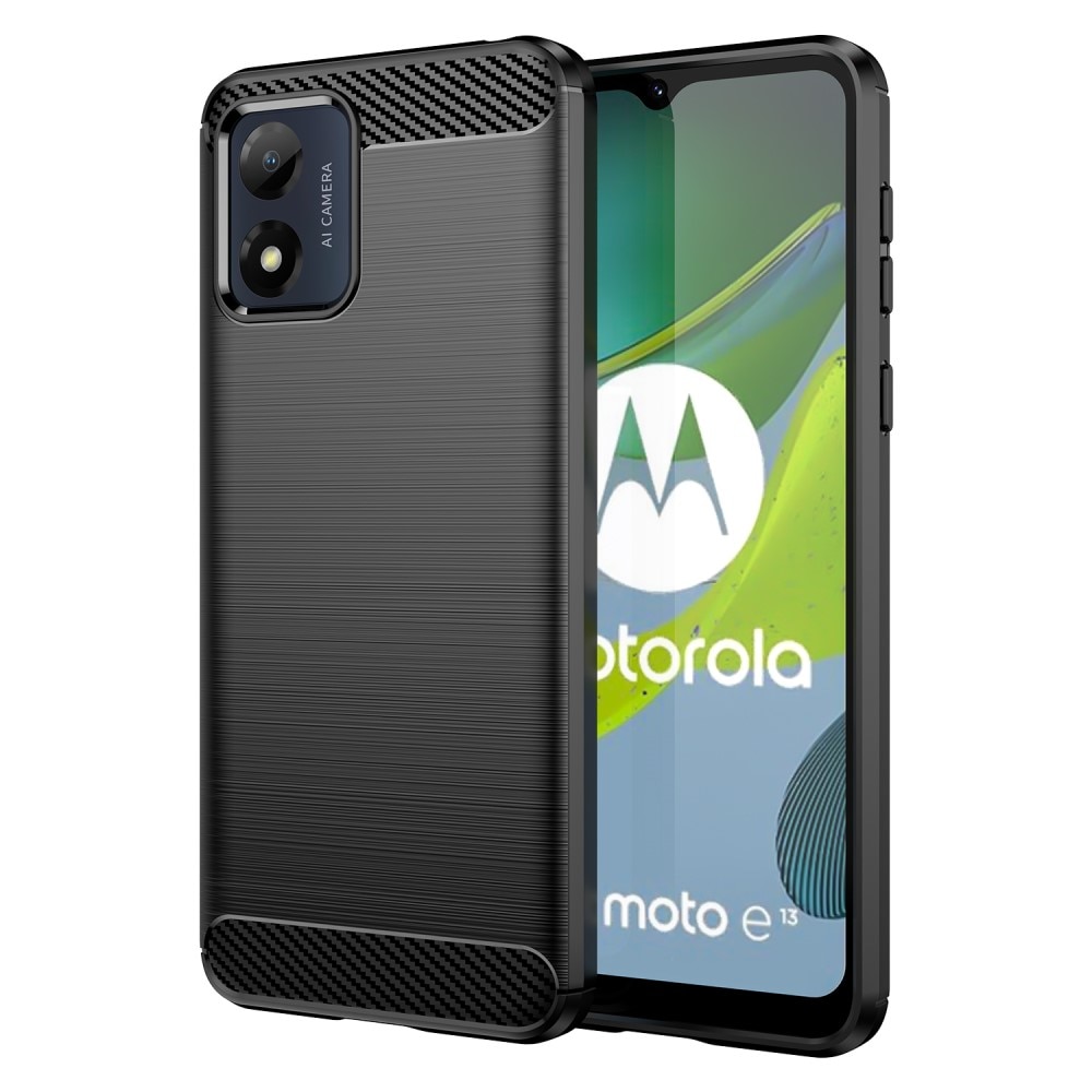 Motorola Moto E13 Brushed TPU Case Black