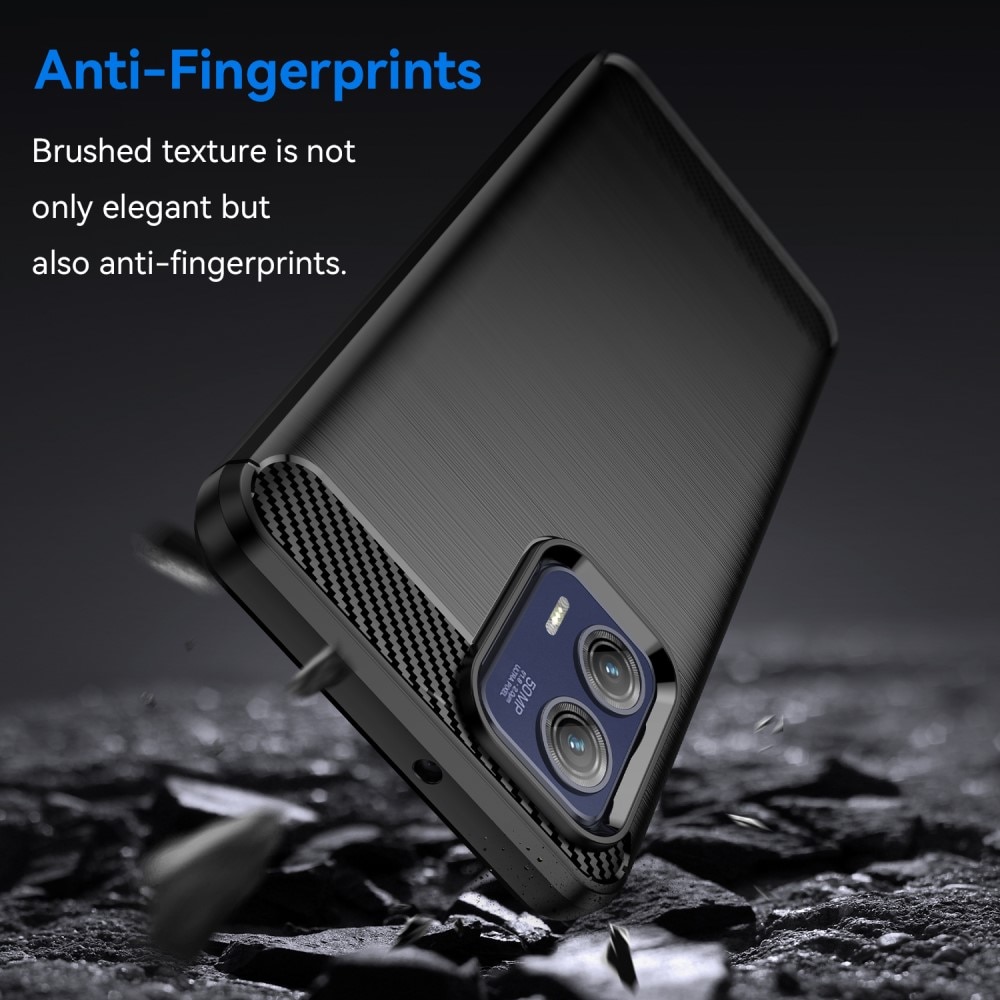 Motorola Moto G73 Brushed TPU Case Black