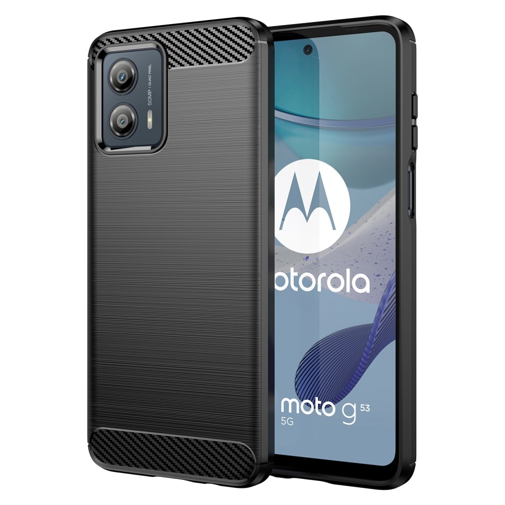 Motorola Moto G53 Brushed TPU Case Black