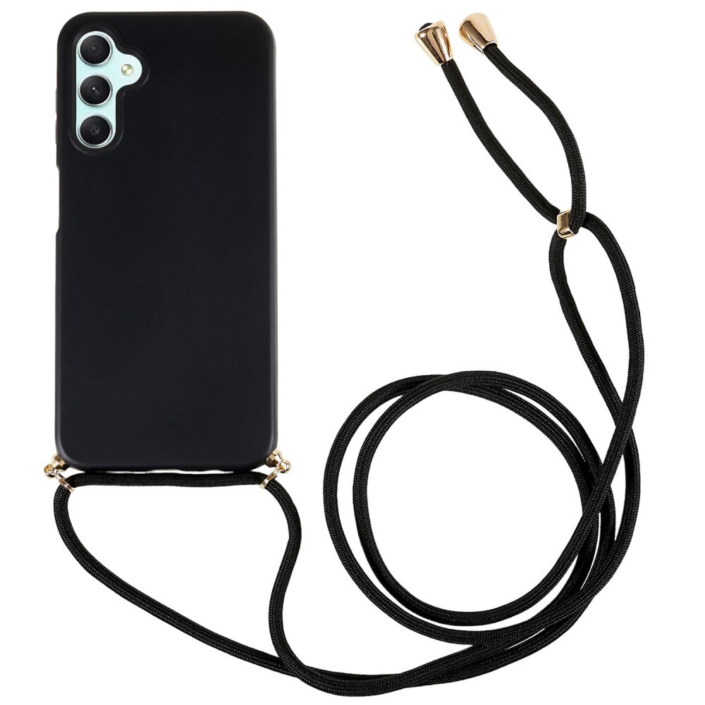 Samsung Galaxy A54 Cover Neck Strap Black