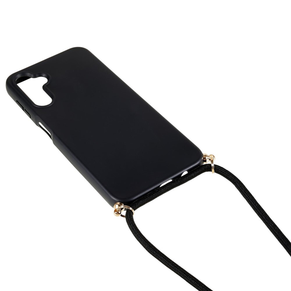 Samsung Galaxy A54 Cover Neck Strap Black