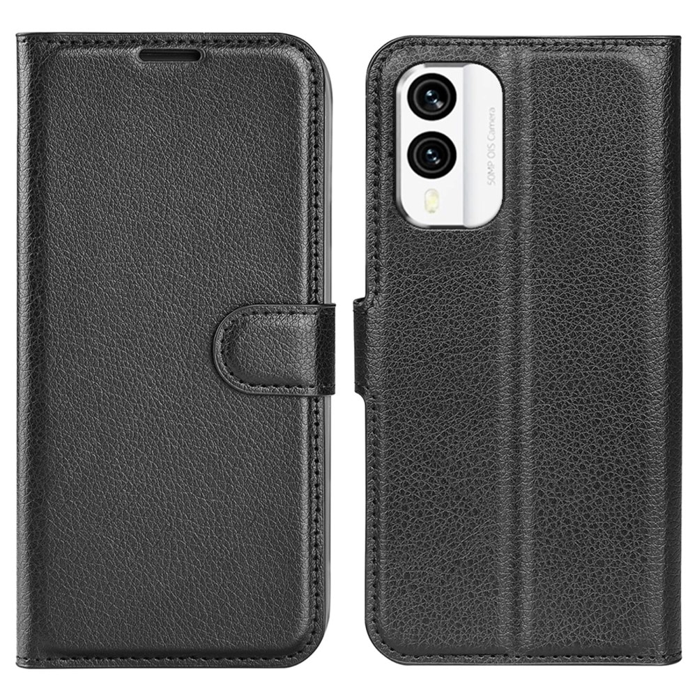 Nokia X30 Wallet Book Cover Black