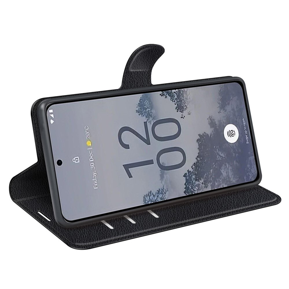 Nokia X30 Wallet Book Cover Black