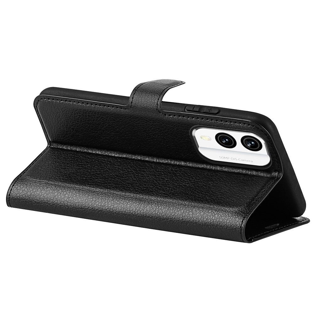 Nokia X30 Wallet Book Cover Black