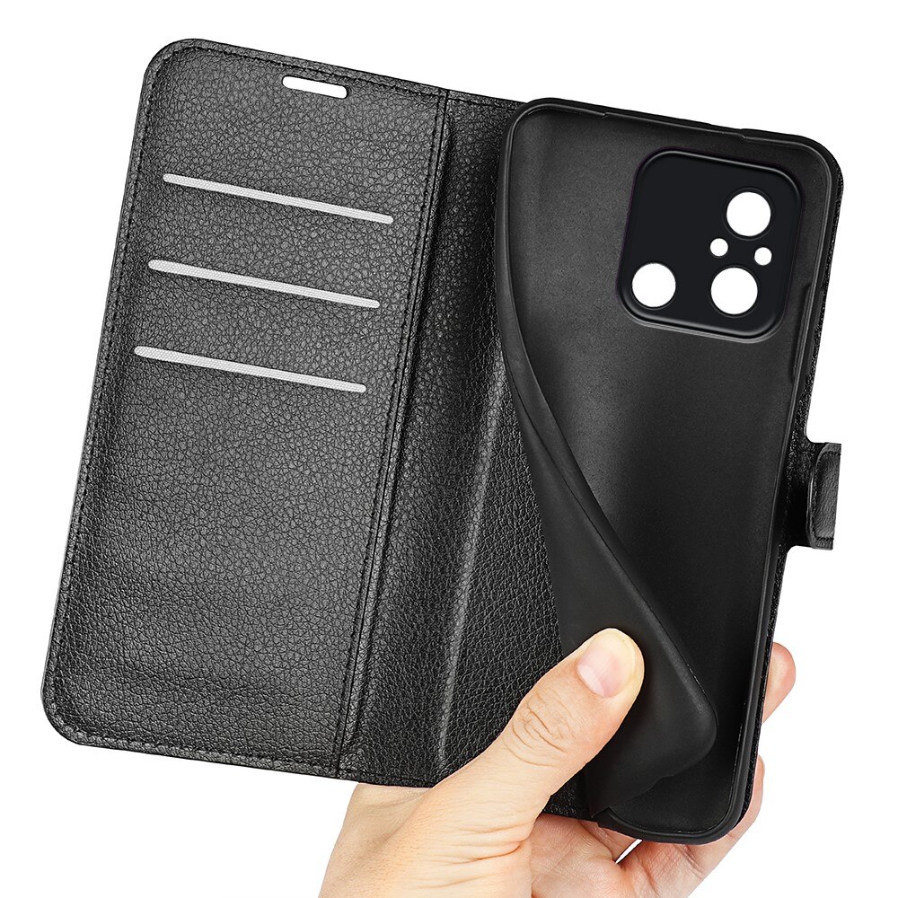 Xiaomi Redmi 12C Wallet Book Cover Black