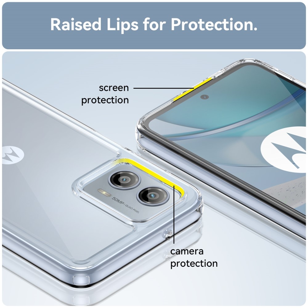 Motorola Moto G53 Crystal Hybrid Case Transparent