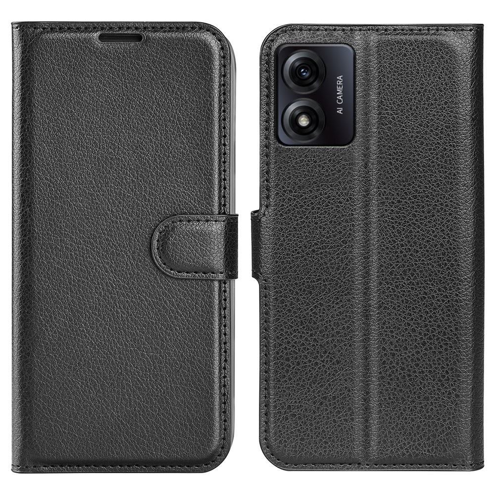 Motorola Moto E13 Wallet Book Cover Black