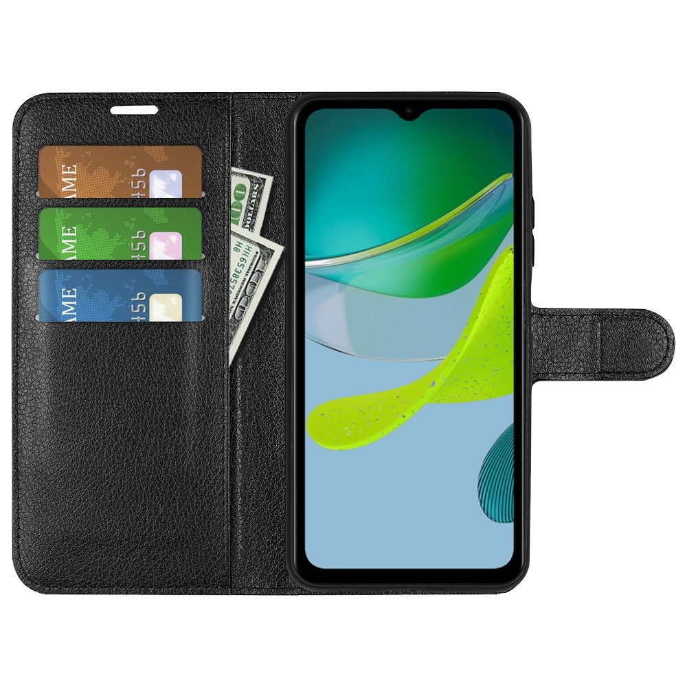 Motorola Moto E13 Wallet Book Cover Black