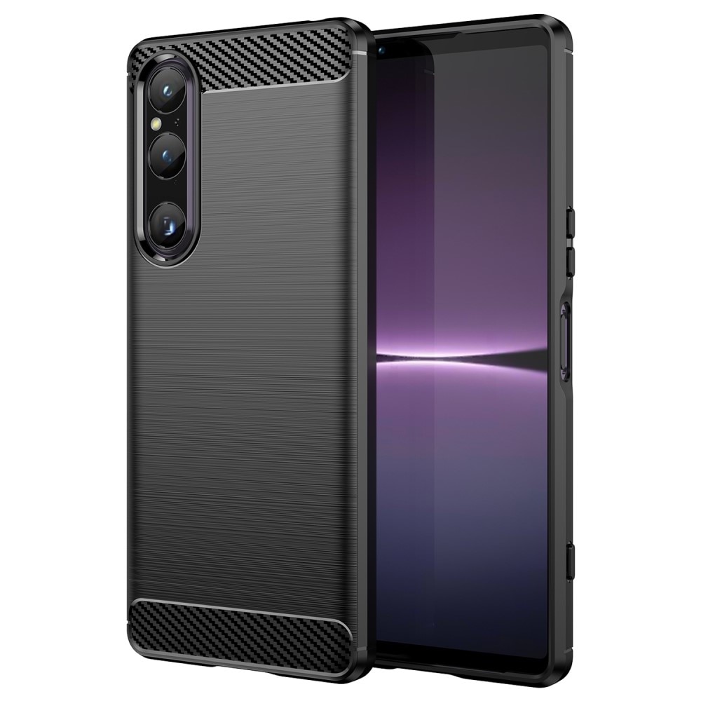 Sony Xperia 1 V Brushed TPU Case Black