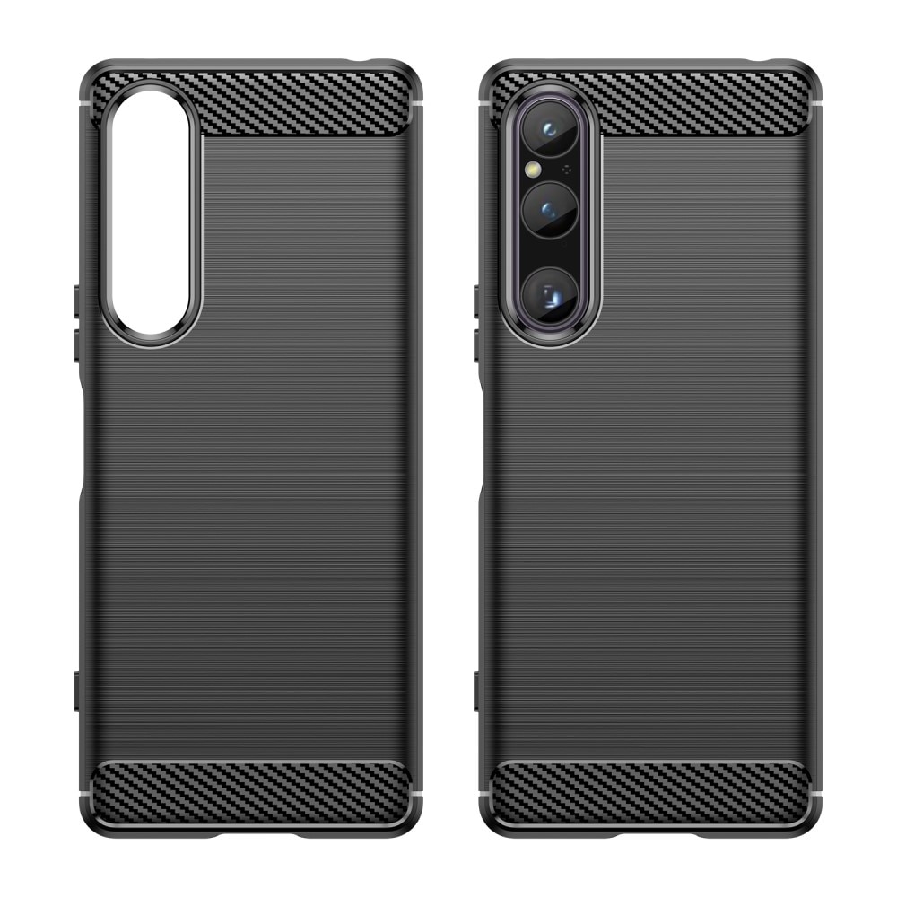 Sony Xperia 10 V Brushed TPU Case Black