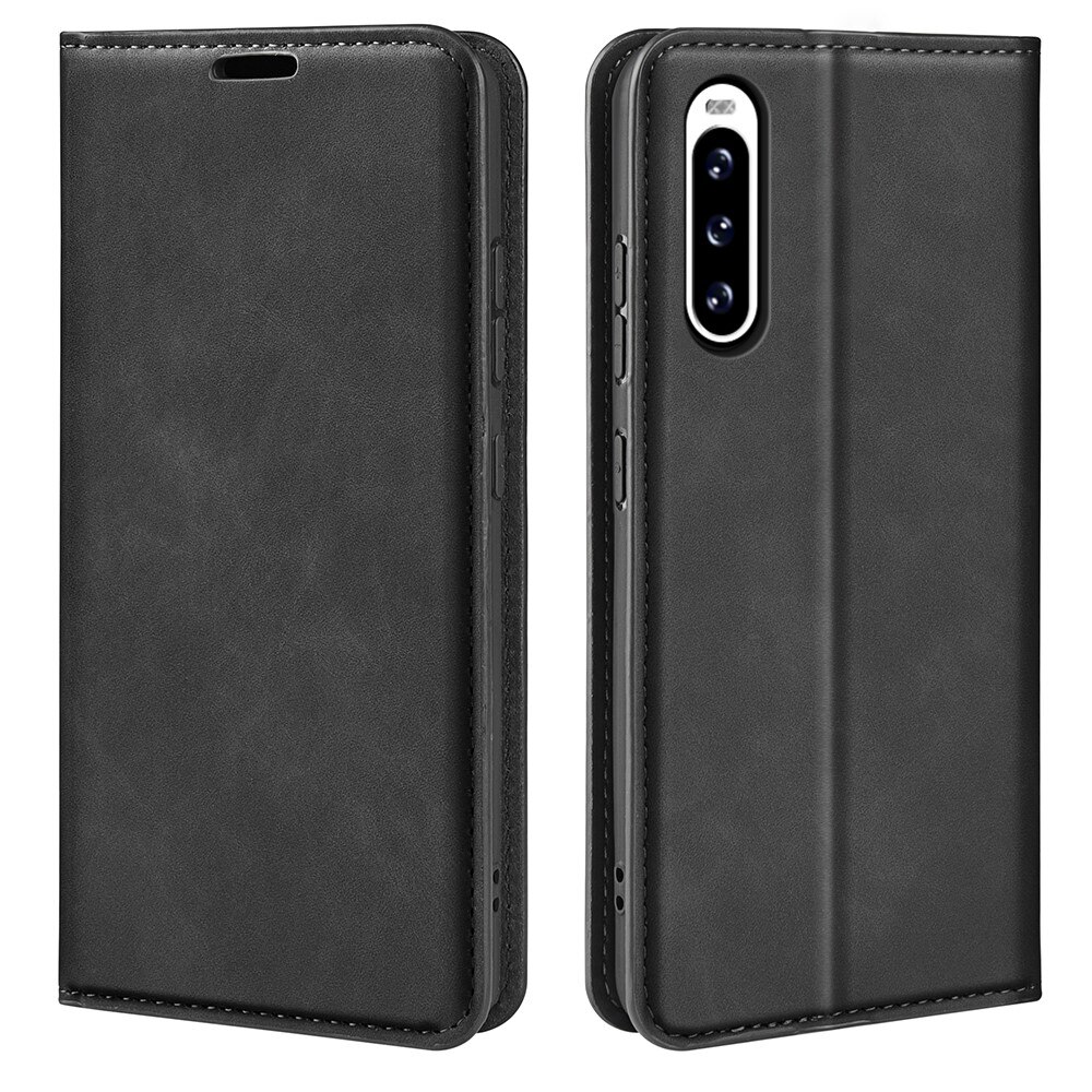 Sony Xperia 10 VI Slim Wallet Case Black