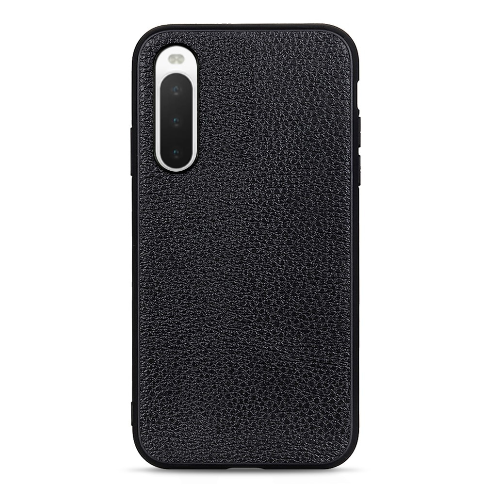 Genuine Leather Cover Sony Xperia 10 V Black