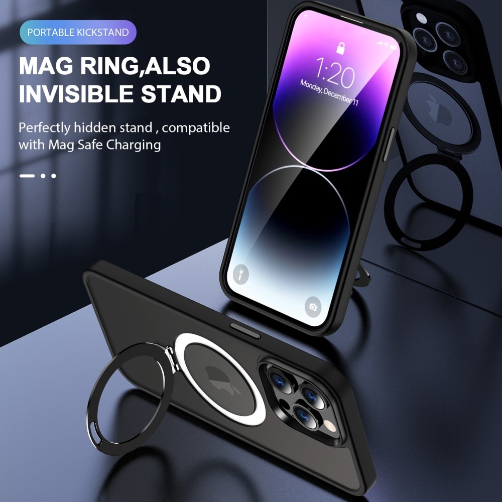 iPhone 13 Pro Hybrid Case MagSafe Ring Black