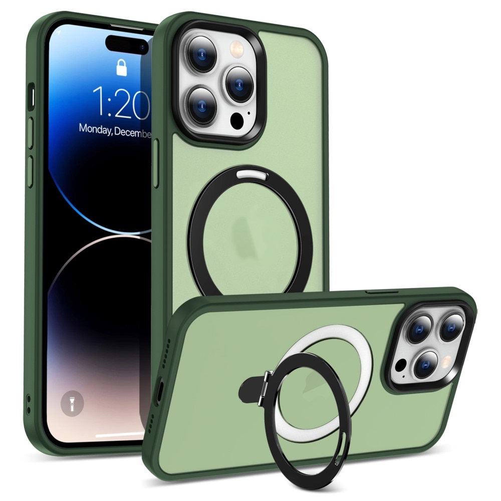 iPhone 14 Pro Max Hybrid Case MagSafe Ring Green