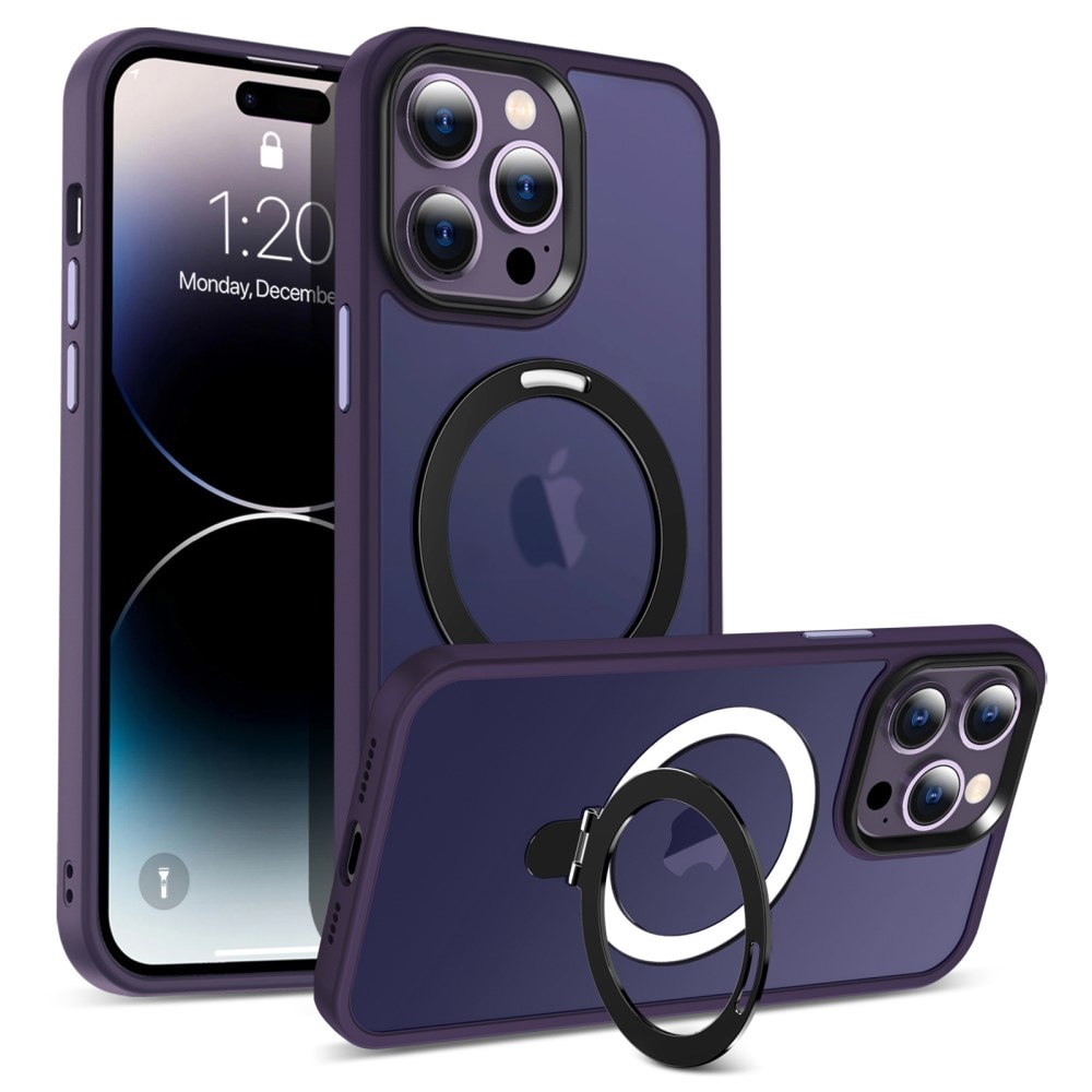 iPhone 14 Pro Max Hybrid Case MagSafe Ring Purple