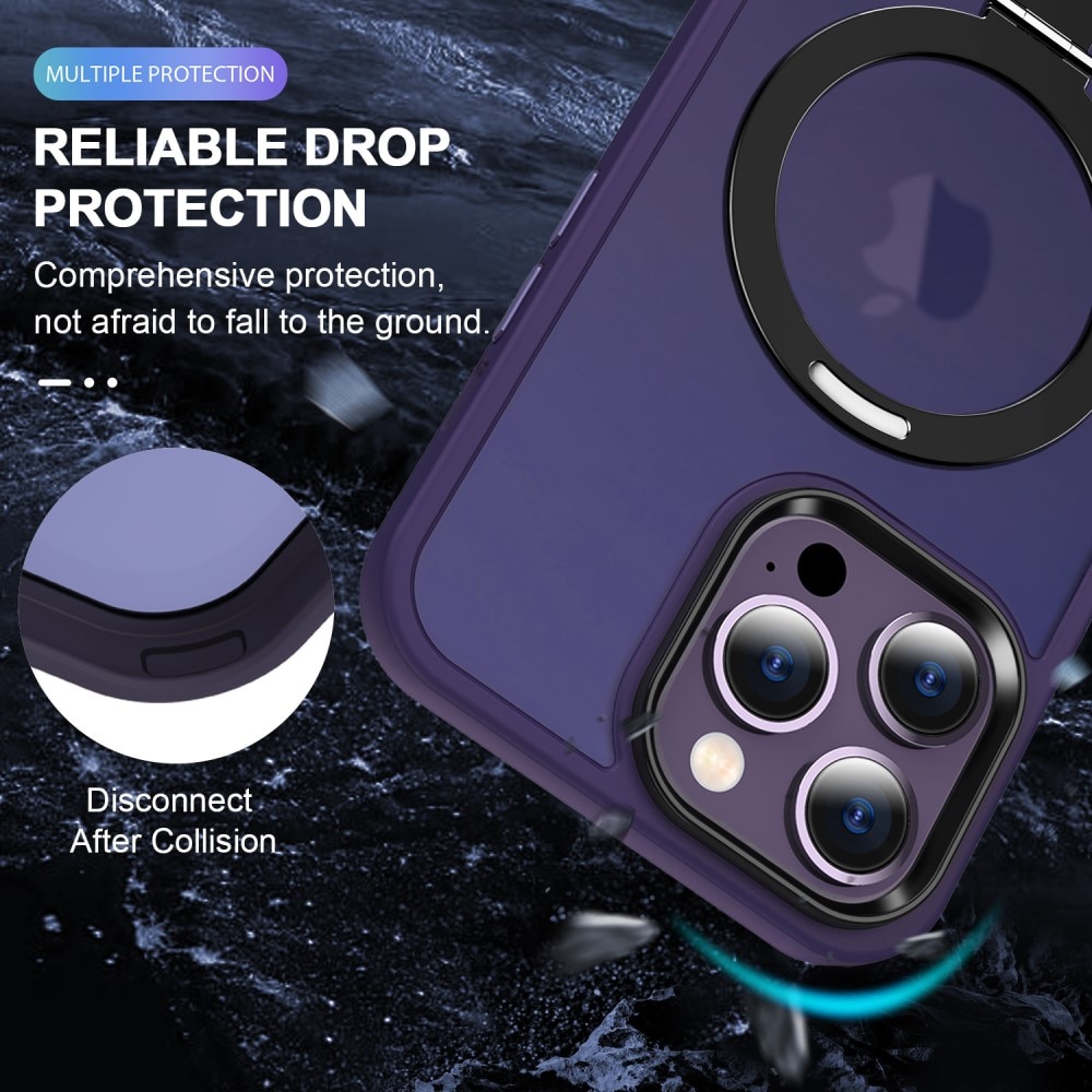 iPhone 14 Pro Max Hybrid Case MagSafe Ring Purple