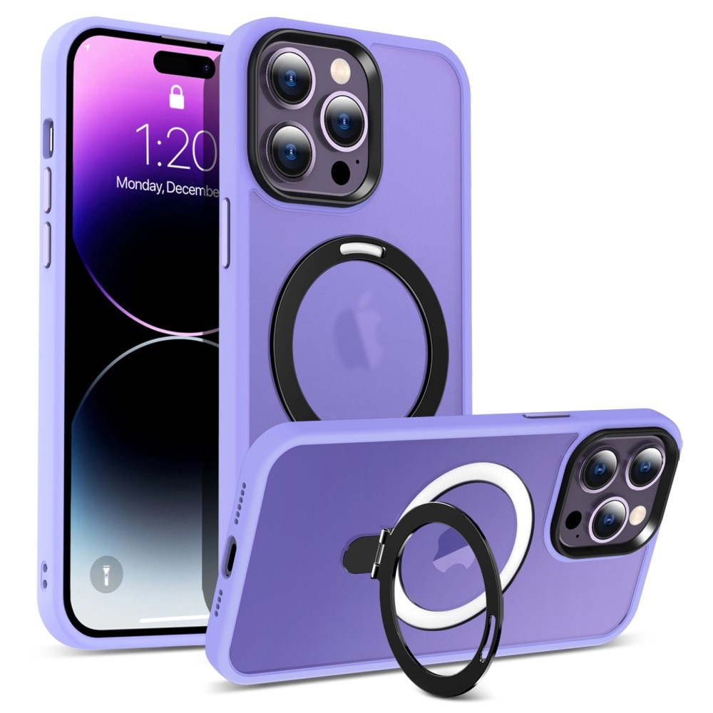 iPhone 14 Pro Max Hybrid Case MagSafe Ring Purple