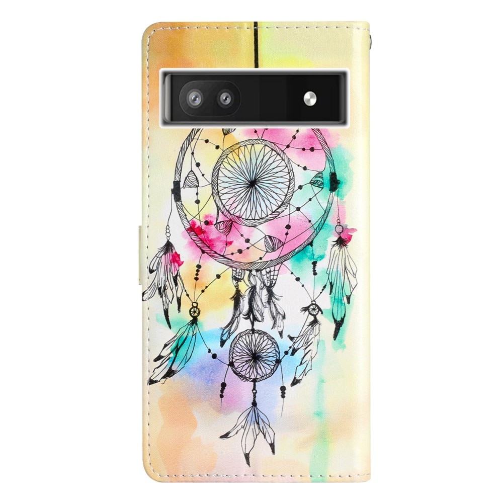 Google Pixel 6a Wallet Book Cover Dream Catcher