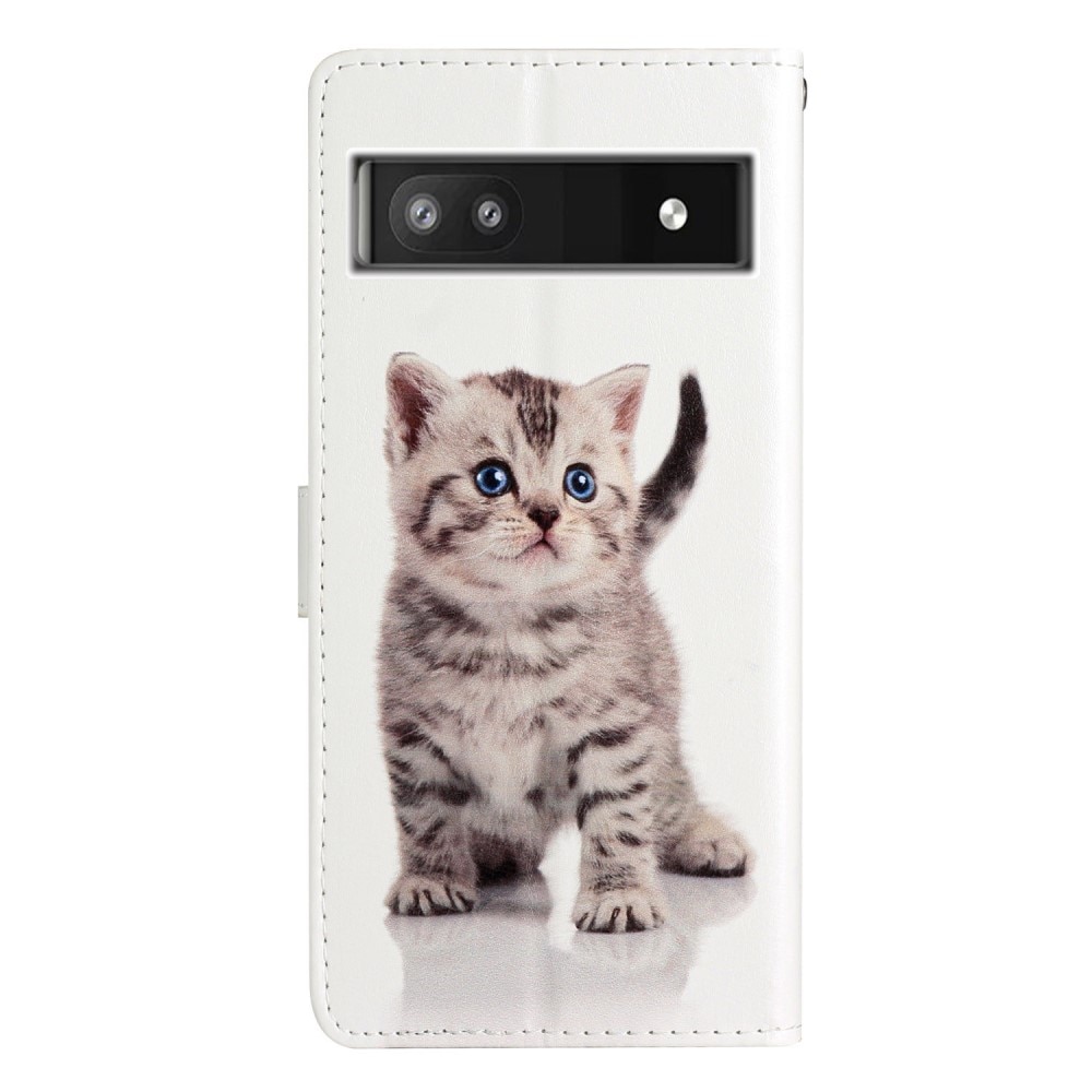 Google Pixel 6a Wallet Book Cover Kitten
