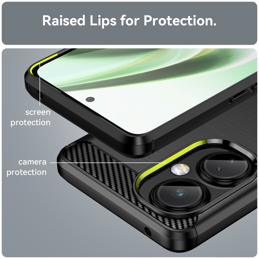 OnePlus Nord CE 3 Lite Brushed TPU Case Black