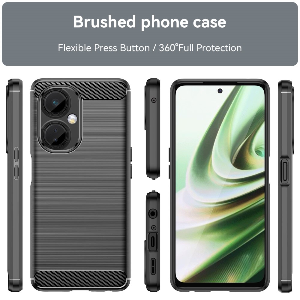 OnePlus Nord CE 3 Lite Brushed TPU Case Black