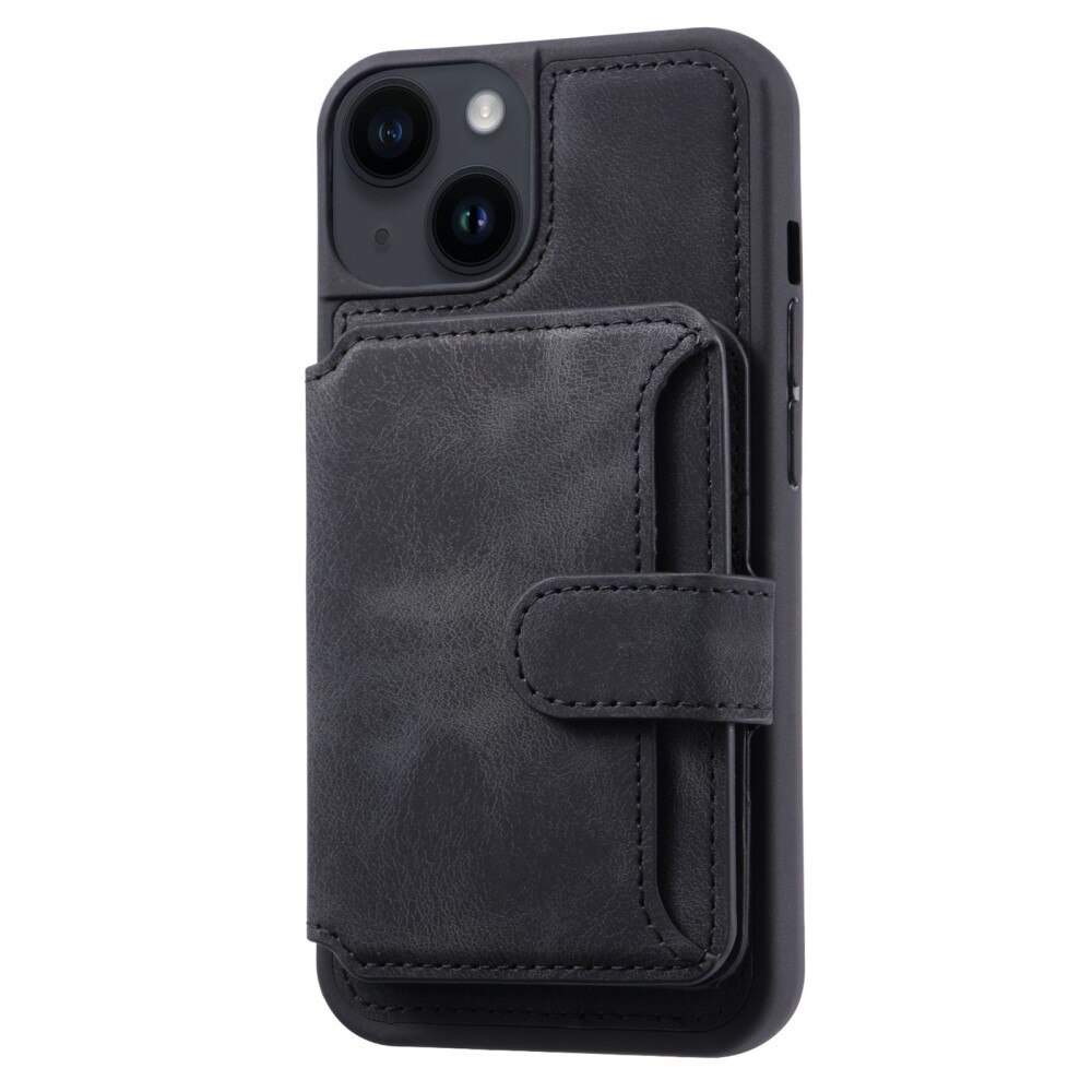 iPhone 14 RFID blocking Multi-slot Cover Black