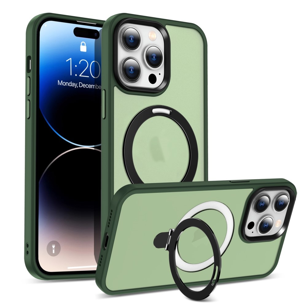 iPhone 14 Pro Hybrid Case MagSafe Ring Green