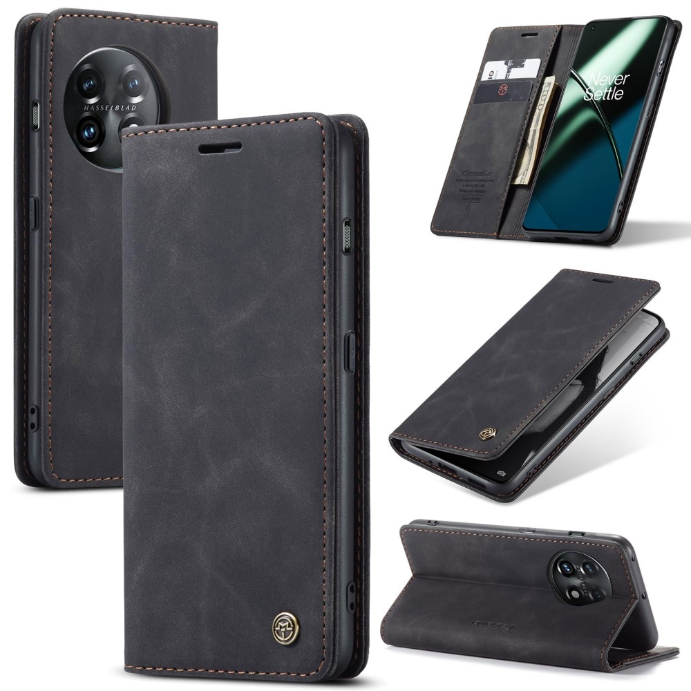 OnePlus 11 Slim Wallet Case Black