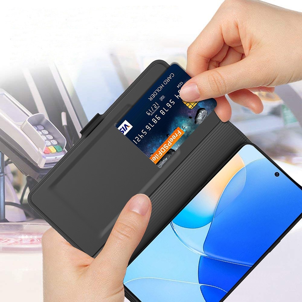 Huawei P60/P60 Pro Slim Card Wallet Black