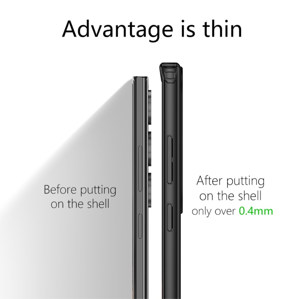 Hybrid Cover Kevlar MagSafe Samsung Galaxy S23 Ultra Carbon Fiber