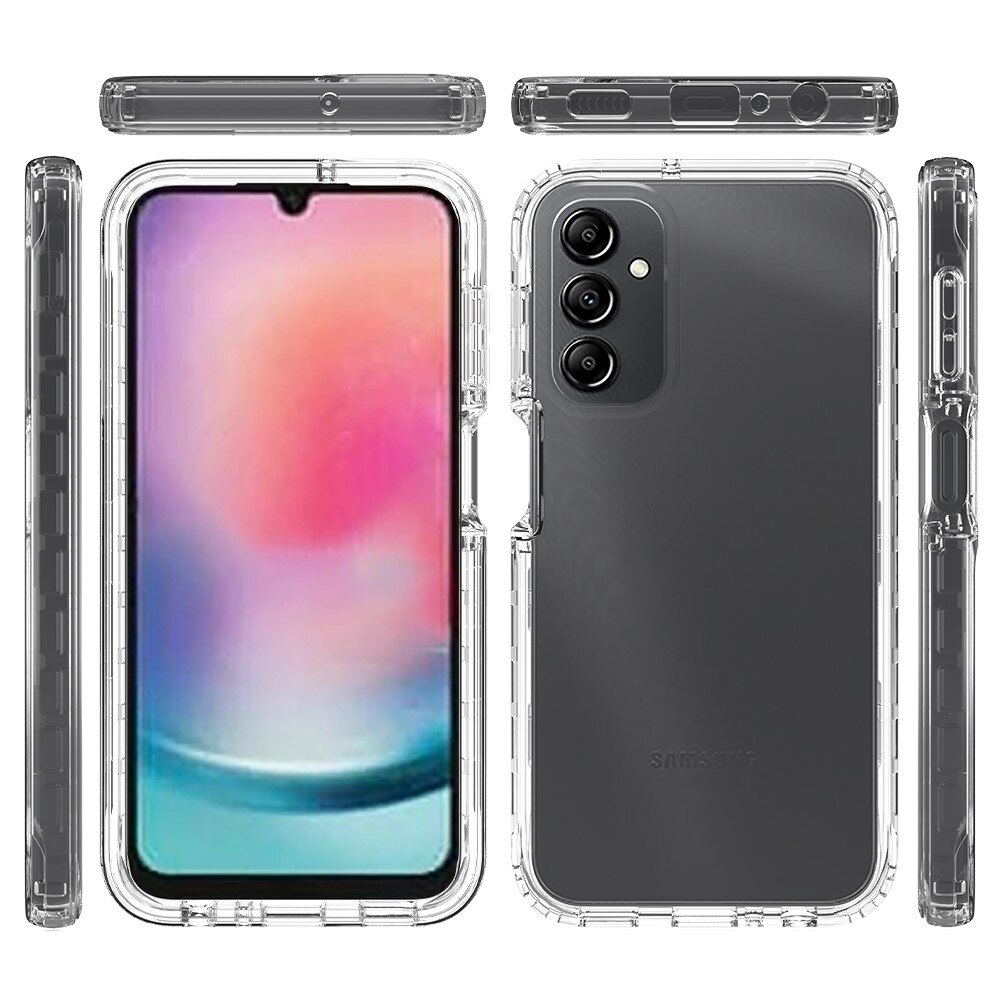 Samsung Galaxy A24 Full Protection Case Transparent